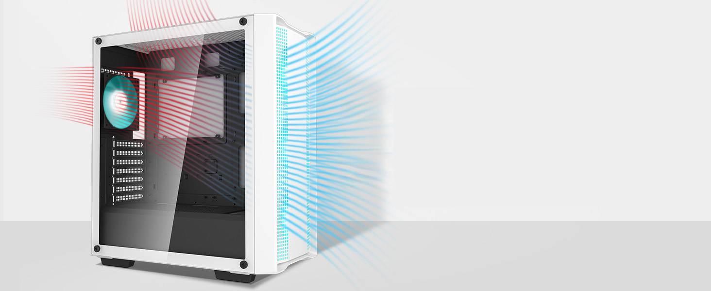 DeepCool CC560 WH V2 Mid-Tower ATX PC Case